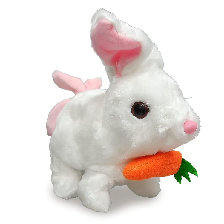 اسباب بازی خرگوش موزیکال خارجی رنگ سفید