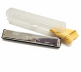 سازدهنی فلزی 24 حفره ای نقره ای یومچی harmonica