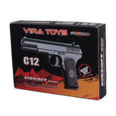اسباب بازی تفنگ کلت فلزی تیر ساچمه ای ویرا c12