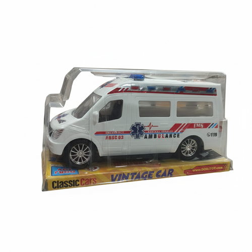 اسباب بازی ماشین آمبولانس گیربکس قدرتی درج