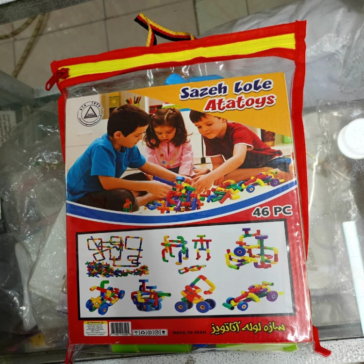 اسباب بازی لگو لوله ای 46 قطعه ای