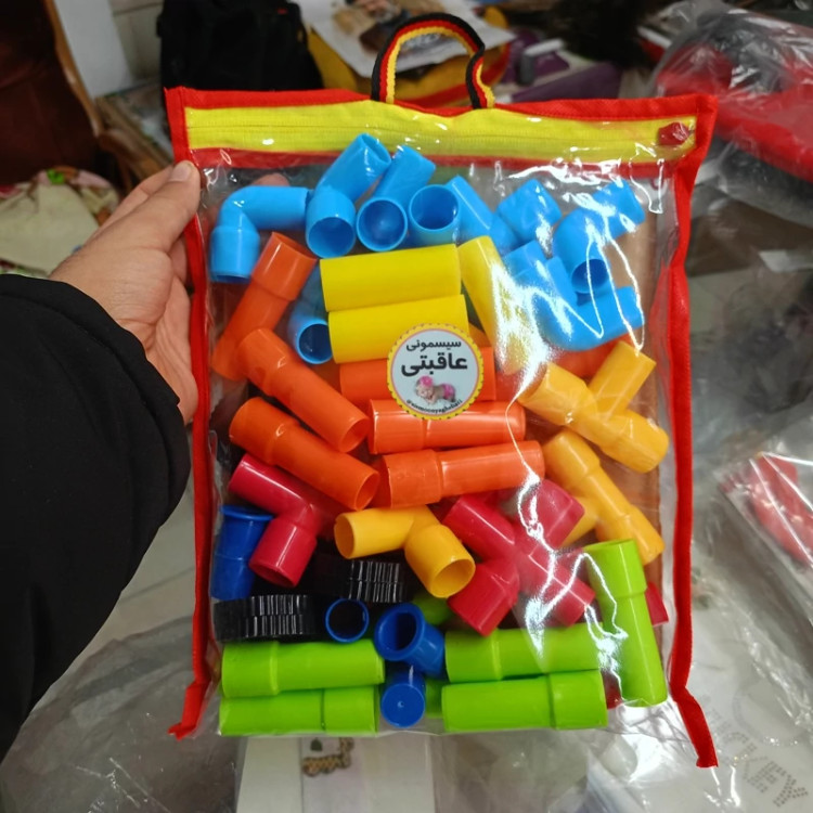 اسباب بازی لگو لوله ای 46 قطعه ای