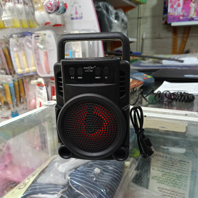 اسپیکر GTS-1360 بلوتوثی شارژی RGB