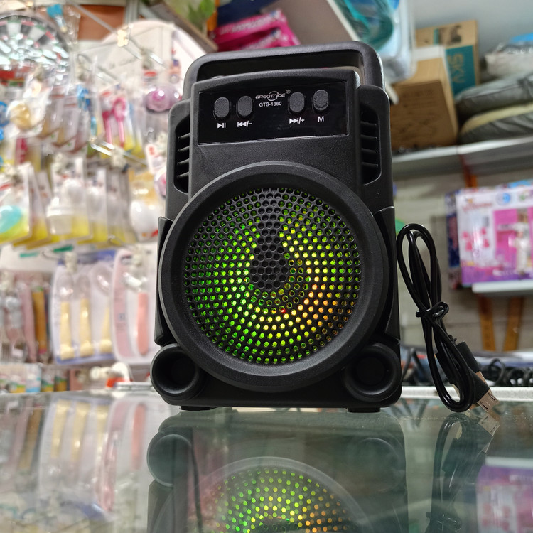 اسپیکر GTS-1360 بلوتوثی شارژی RGB